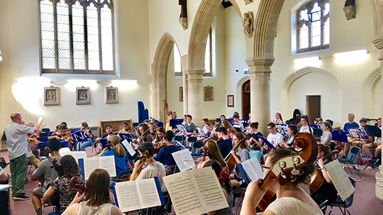 NSSO Main Orchestra Rehearsal in St Edmunds Hall